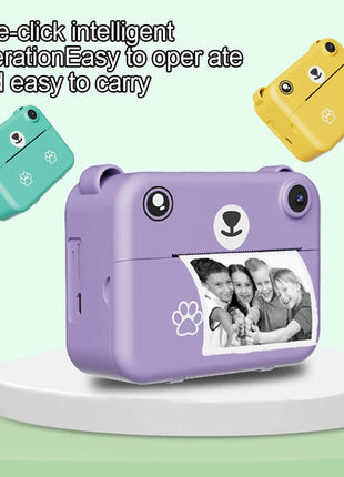 Digital Children Camera Photography Instant Print Photo 1080P HD Video