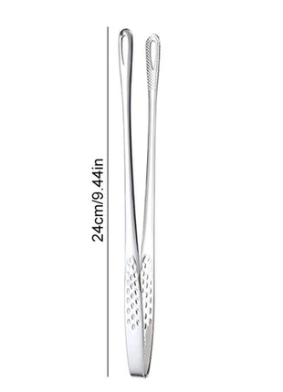 JJYY 304 Stainless Steel Food Tongs Long Handle Non-Slip Barbecue