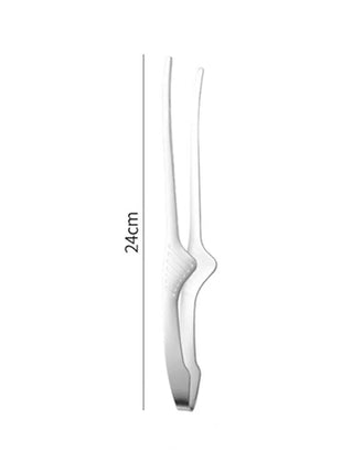 JJYY 304 Stainless Steel Food Tongs Long Handle Non-Slip Barbecue