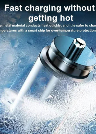 200W Mini Pull Ring Car Charger Dual USB Fast Chargingfor iPhone