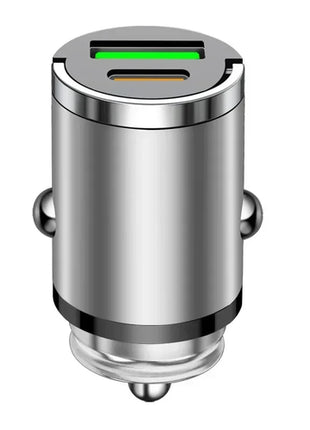 200W Mini Pull Ring Car Charger Dual USB Fast Chargingfor iPhone