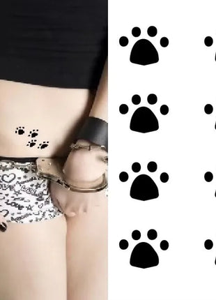 Waterproof Temporary Tattoo Sticker Black Hand Drawn Heart Design Body