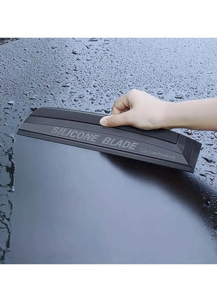 1pc Non-Scratch Wiper, Soft Silicone Handy Squeegee, Car Glass Window