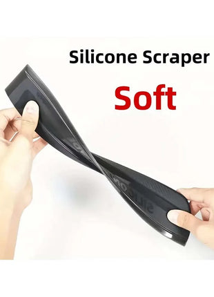 1pc Non-Scratch Wiper, Soft Silicone Handy Squeegee, Car Glass Window