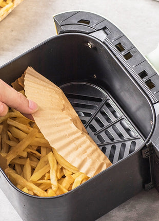 100/50/30pcs Disposable Air Fryer Paper Liner 16/20cm Oil-proof