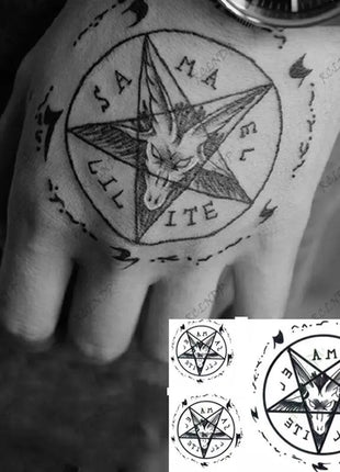 Waterproof Temporary Tattoo Sticker Rose Flower Hand back tatto Art