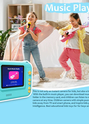 Digital Kids Instant Printing Camera Suitable for Photography Photos