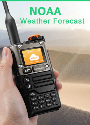 Quansheng UV-K6 Walkie Talkie 5W Air Band Radio Tyep C Charge UHF VHF