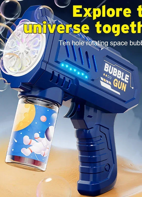 Fully Automatic Bubble Gun Rocket Bubbles Machine Automatic Blower