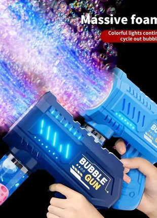 Fully Automatic Bubble Gun Rocket Bubbles Machine Automatic Blower