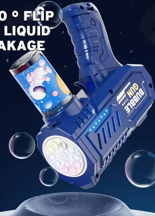 Fully Automatic Bubble Gun Rocket Bubbles Machine Automatic Blower