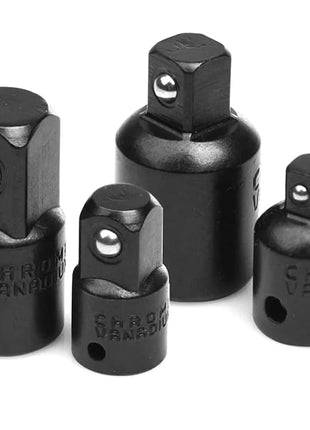 4pcs Socket Convertor Adaptor Reducer Set 1/2 To 3/8 3/8 To 1/4 3/4 To