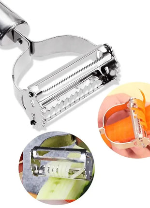 High Quality Stainless Steel Potato Cucumber Carrot Grater Julienne