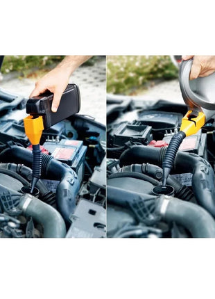 Plastic Car Motorcycle Refueling Gasoline Engine Oil Funnel Filter