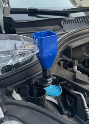 Plastic Car Motorcycle Refueling Gasoline Engine Oil Funnel Filter