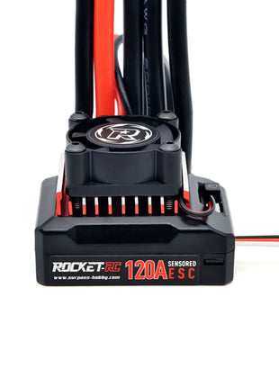 Rocket-RC 120A Sensored Brushless ESC for 1/10 RC Racing Car 380 390