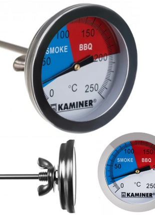 Stainless Steel BBQ Grill Thermometer Gauge Sensor Cooking Tools Meat