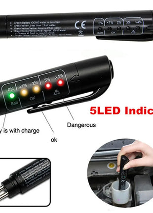 Universal Brake Fluid Tester Accurate Oil Quality Diagnostic Tools LED