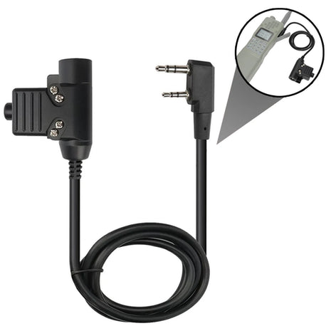 Walkie Talkie BaoFeng UV-82 Radio Headset PTT U94 Airsoft Tactical