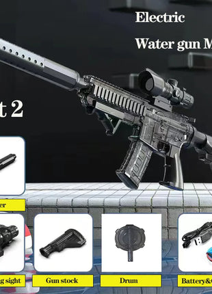 Summer Water Gun non Electric Pistol High-pressure Full Automatic