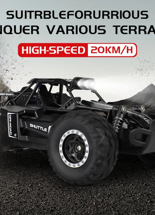 ZWN 1:16/1:20 2.4G Model RC Car With LED Light 2WD Off-road Remote