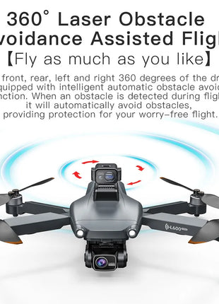 L600 PROMAX Drone 4K Professional 5G GPS HD 3-axis Gimbal Photography