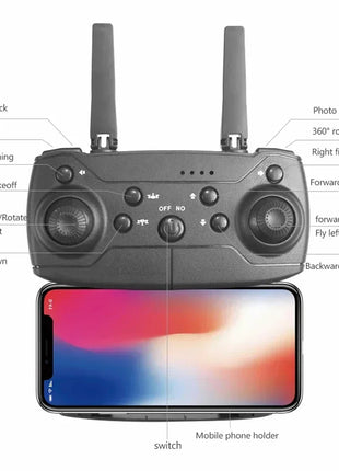 Professional 4K Wide Angle Drone E88 with HD Camera WiFi FPV Height
