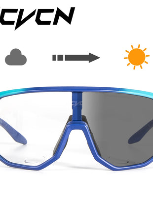 SCVCN Outdoor Sport Bike Photochromic Sunglasses Men Women bicycle MTB