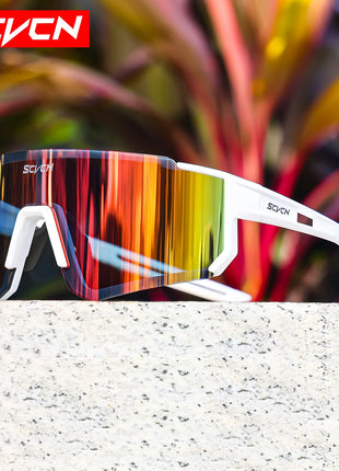 SCVCN New Outdoor Cycling Sunglasses Men Road Driving Bike Glasses