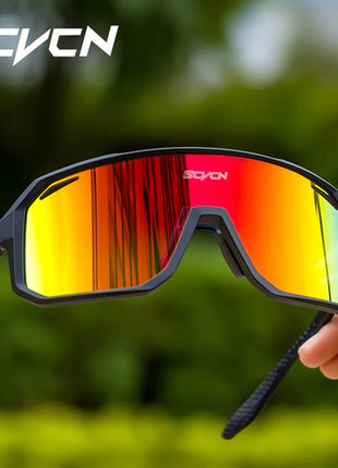 SCVCN New Outdoor Cycling Sunglasses Men Road Driving Bike Glasses