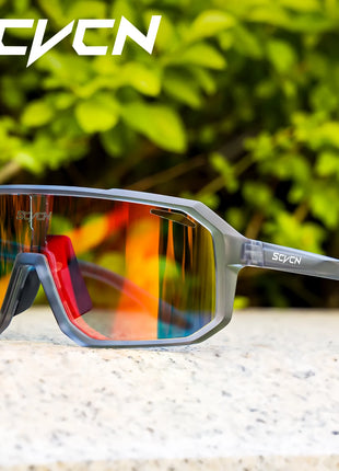 SCVCN Cycling Sunglasses Men MTB Road Driving Bike Glasses Outdoor
