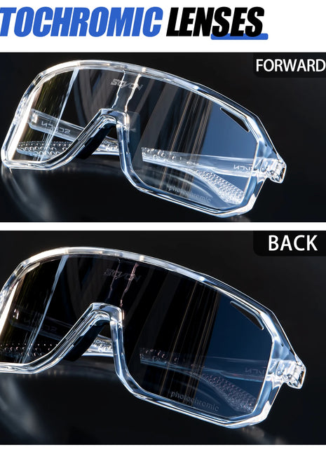 SCVCN Cycling Sunglasses Photochromic Glasses for Men Sun Mountain
