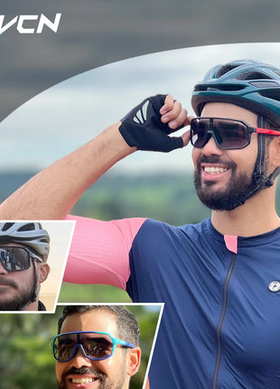 SCVCN Cycling Sunglasses Photochromic Glasses for Men Sun Mountain