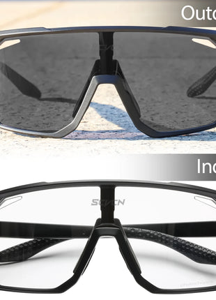SCVCN Cycling Sunglasses Photochromic Glasses for Men Sun Mountain