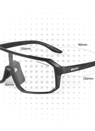 SCVCN Cycling Sunglasses Photochromic Glasses for Men Sun Mountain