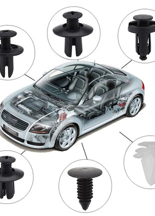 Auto Fastener Clip Mixed Car Body Push Retainer Pin Rivet Bumper Door