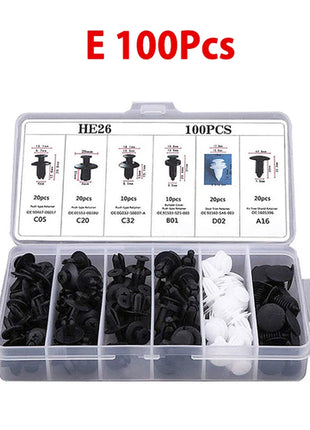 Auto Fastener Clip Mixed Car Body Push Retainer Pin Rivet Bumper Door