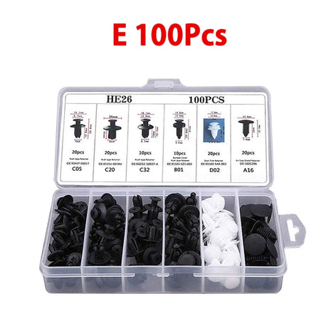Auto Fastener Clip Mixed Car Body Push Retainer Pin Rivet Bumper Door