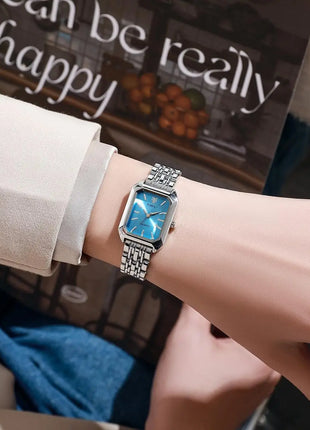 Fashionable Classic Five Bead Bracelet Watch Square Women's Fashion