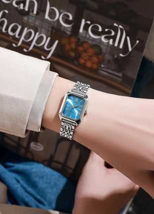 Fashionable Classic Five Bead Bracelet Watch Square Women's Fashion