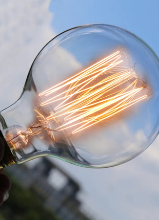 Retro Edison Bulb E27 220V 40W ST64 G80 G95 G125 Ampoule Vintage