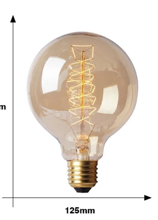Retro Edison Bulb E27 220V 40W ST64 G80 G95 G125 Ampoule Vintage
