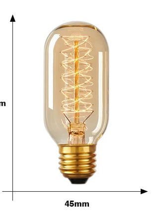 Retro Edison Bulb E27 220V 40W ST64 G80 G95 G125 Ampoule Vintage