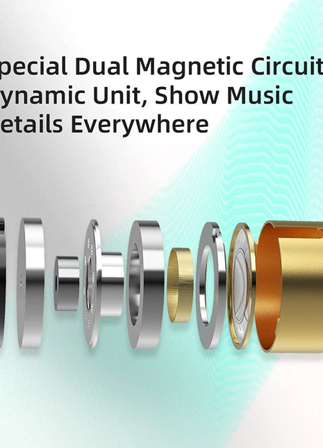 KZ EDX PRO IEM Earphones Bass Sound Earbuds Dynamic Drive HiFi