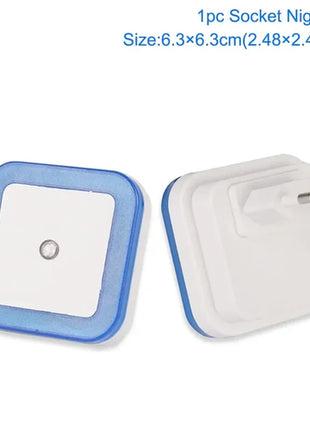 Mini LED Night Light EU Plug In Smart Control Sensor Ambient Light For