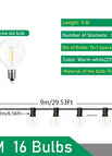 EU plug 220V / 9M 15 Bulb