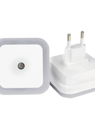 1-4pcs LED Wireless Sensor Night Light EU US Plug Mini Square Night