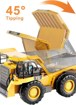 4WD Remote Control Excavator Toy Radio Controlled RC Dump Truck