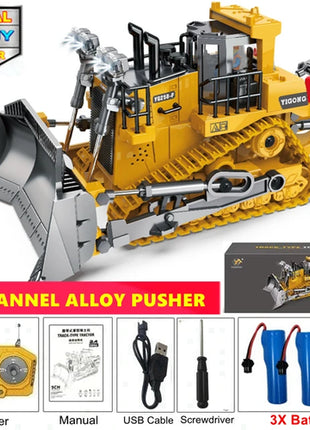 4WD Remote Control Excavator Toy Radio Controlled RC Dump Truck