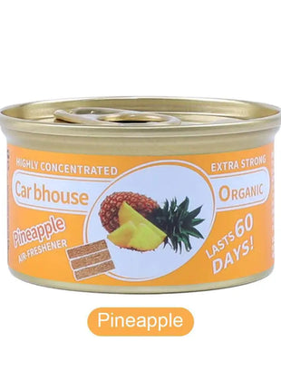 Car Air Freshener Bubble Gum Scent Organic Cans Odor Eliminator